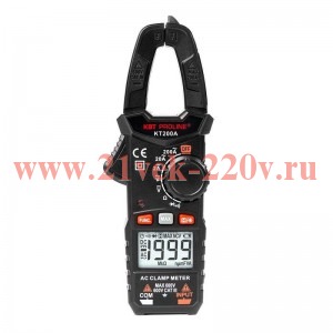 Клещи токовые цифровые KT 200A 