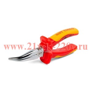 КВТ Длинногубцы изогнутые диэлектрические 