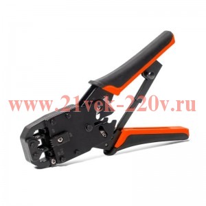 Кримпер многофункциональный с 3-мя встроенными модулями для обжима RJ-45, RJ-12, RJ-11 JT-03