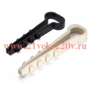 Дюбель-хомут ДХП 14-6 (ч) (100шт.) (Fortisflex)