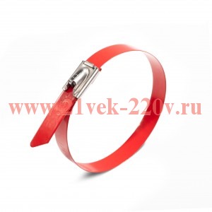 Fortisflex Стяжки стал. с покрытием СКС-П (316) 7,9*800 (красн)