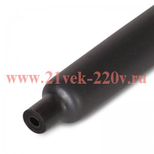 Трубка термоусадочная клеевая ТТК-(3:1)-25/8 черн. 1м КВТ 85085