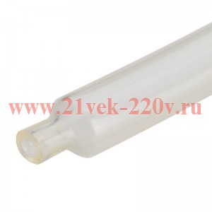 Трубка термоусадочная клеевая ТТК(3:1)-20/6 прозр. (уп.10м) КВТ 85066