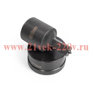 Матрица для перфорации шин МПШО-6х10/110 (комплект) КВТ 85333