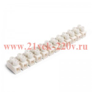 Зажим винтовой ЗВИнг-10А 1.5-6кв.мм бел. КВТ 87171