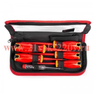 Набор диэлектрических отверток НИО-2206 СЛИМ КВТ 88932