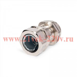 Ввод кабельный для металлорукава латунный ВК-М32(8-16мм)-МР20 Fortisflex 89106