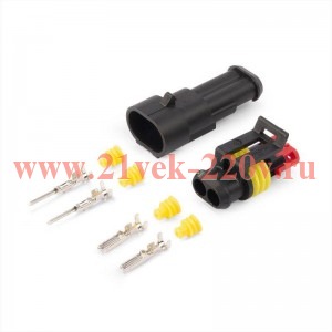 Разъем герметичный автомобильный РГА-2П КВТ 89504