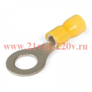 Наконечник кабельный кольцевой изолированный НКИ 6.0-8 EasyFix КВТ 90898