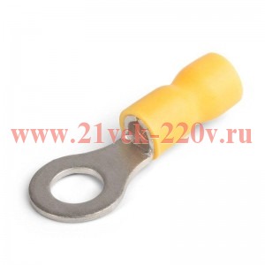 Наконечник кабельный кольцевой изолированный НКИ 6.0-6 EasyFix КВТ 90897