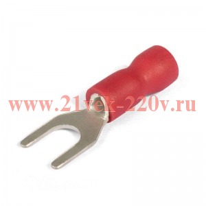 Наконечник кабельный вилочный изолированный НВИ 1.5-3 EasyFix КВТ 90900