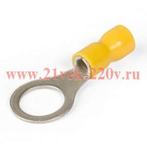 Наконечник кабельный кольцевой изолированный НКИ 6.0-10 EasyFix КВТ 90899