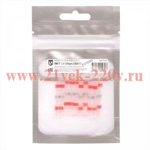 Соединитель термоусаживаемый под пайку ПК-Т 1.0 (уп.10шт) КВТ 91013