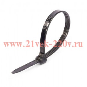 Хомут нейлоновый КСЗ 5х250 черн. (уп.100шт) Fortisflex 90333