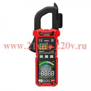 Клещи токовые цифровые КТ 205А PROLINE КВТ 90385