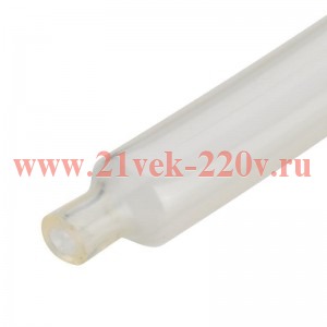 Трубка термоусадочная клеевая ТТК(3:1)-50/17 прозр (уп.10м) КВТ 91711