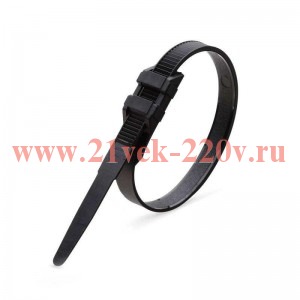 Хомут кабельный КСУ 9х510 нейл. черн. с усиленным замком (уп.100шт) Fortisflex 91704