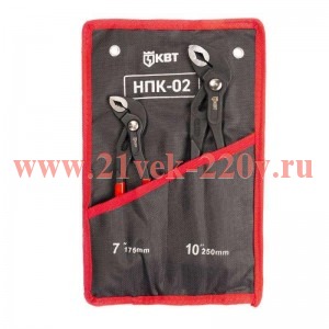 Набор переставных клещей НПК-02 ПРАКТИК КВТ 92053