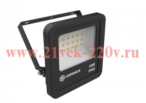 Прожектор светодиодный ECOCLASS FL G2 10W 765 230V BK 6500К Black LEDVANCE