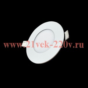 Светодиодная панель FL-LED PANEL-R03 3W4000K D=88mm h=20mm d=75mm 270Лм FOTON нейтральный белый свет