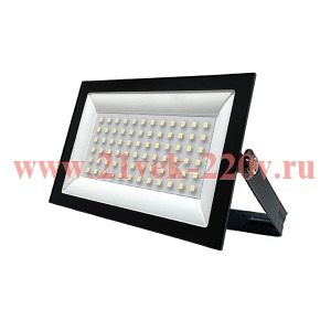 Прожектор светодиодный FL-LED Light-PAD 70W Black 6400К 5950Лм AC220-240В 200x140x30мм FOTON