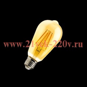 Лампа филаментная светодиодная FL-LED Vintage ST64 10W E27 2200К 220V 1000Лм 64*140 мм FOTON