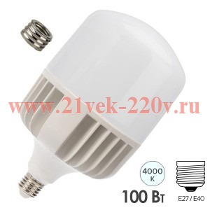 Лампа светодиодная Foton FL-LED T130 100W 4000К 180-220V E27-E40 10000Lm D130x224 614865