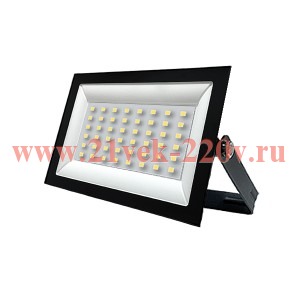 Прожектор светодиодный FL-LED Light-PAD 50W Black 4200К 5000Лм AC220-240В 145x112x30мм FOTON