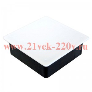 Коробка распаячная 80-0860 для с/п безгалогенная (HF) 100х100х45 (72шт/кор) Промрукав (аналог 10160)