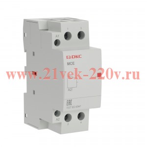 Контактор модульный YON max типа MCE 2P 63A 240В 2НО YON MCE-63-20-A240