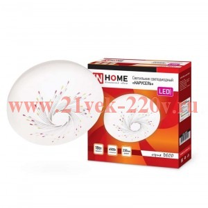 Светильник светодиодный DECO 18Вт 230В 6500К 1170лм 230мм КАРУСЕЛЬ IN HOME 4690612022246