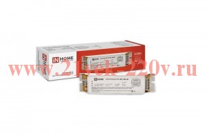 Аппарат пускорегулирующий электронный (ЭПРА) для люминесцентных ламп ETL-236-А2 2х36Вт Т8/G13 IN HOM