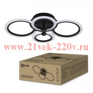 Светильник светодиодный ELEGANT BLISS-90В 90Вт 230В 3000-4000-6500К 7000лм 610х400х130мм с пультом Д