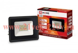 Прожектор светодиодный СДО-8 20Вт 230В 6500К 1900лм IP65 IN HOME 4690612030029