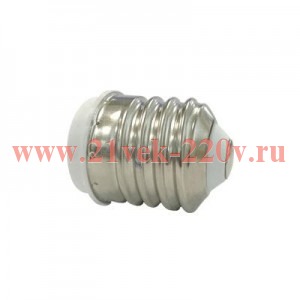 Патрон-переходник ППК E40/E27 короткий IN HOME 4690612032399