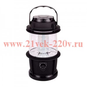 Фонарь кемпинговый СL 04B 3Вт 20LED 200лм черн. IN HOME 4690612031965