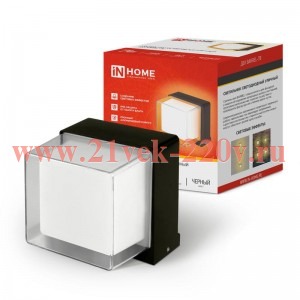 Светильник уличный светодиодный ДБУ BARREL-7B 7Вт 3000К IP65 черн. IN HOME 4690612051932