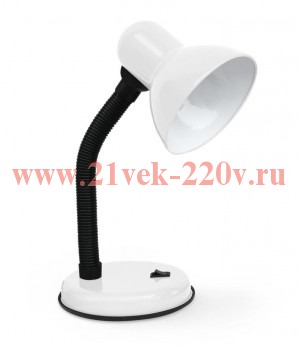 Светильник настольный под лампу на основании СНО 22Б 60Вт Е27 230В (с подвесом) бел. IN HOME 4690612