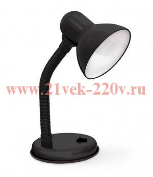 Светильник настольный под лампу на основании СНО 22Ч 60Вт Е27 230В (с подвесом) черн. IN HOME 469061