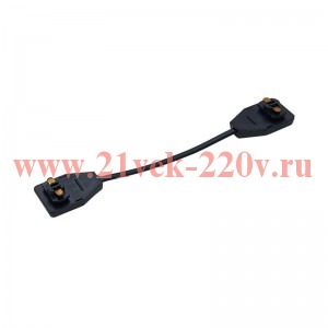 Коннектор FSB200-BL 200мм гибкий для шинопровода SB черн. IN HOME 4690612060521