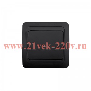 Выключатель 1-кл. CLASSICO 2021B черн. IN HOME 4690612061078