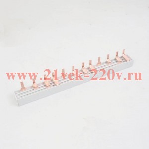 Шина соединительная BBS-MD63 типа PIN 4 полюса 14 присоединений для модульной аппаратуры DKC BBS-MD6