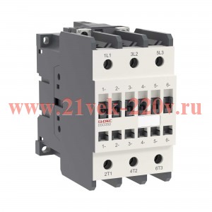 Контактор магнитный YON DSC050 50A 22кВт AC3 3P кат.110В DC YON DSC050-3C00D110