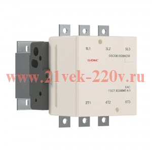 Контактор магнитный DSC330-3C00A230 330А 160кВт (AC3) 220В AC DKC DSC330-3C00A230