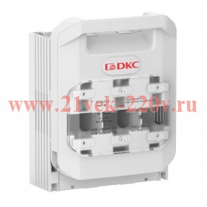 Выключатель горизонтальный предохранитель разъединитель 250А 3P крепление на монтажную плату DKC FSH