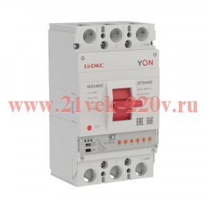 Выключатель автоматический в литом корпусе MGS400S 3P 160-400А 60кА с электронным расцепителем ETS Y