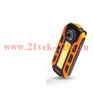 Фонарь-брелок на батарейках TKE-BF-B-03 АААх3 оранж.-черн. TOKOV ELECTRIC TKE-BF-B-03