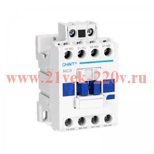 Контактор NC8-12/4/W 4P 12А AC/DC (100-250В) (R) CHINT 572281