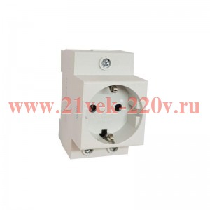 Розетка AC 30-111 с заземл. контактом на DIN-рейку (R) CHINT 775001