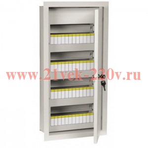 Щит металлический ИЭК TITAN 3 ЩРн-48з-0 48(4х12) модулей навесной 240х330х120 У2 IP54 серый MKM11-N-48-54-Z